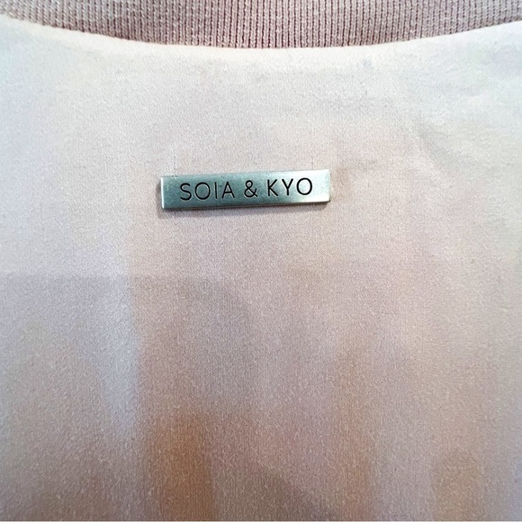 SOIA & Kyo modal ballet pink jacket - Picture 9 of 10